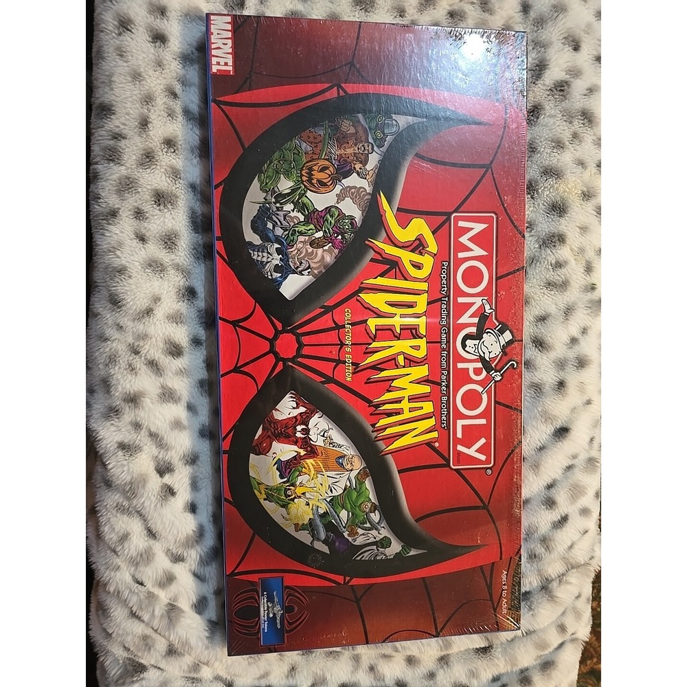 Monopoly Spider-Man Collectors Edition Board Game 2002 Marvel Hasbro **SEALED**